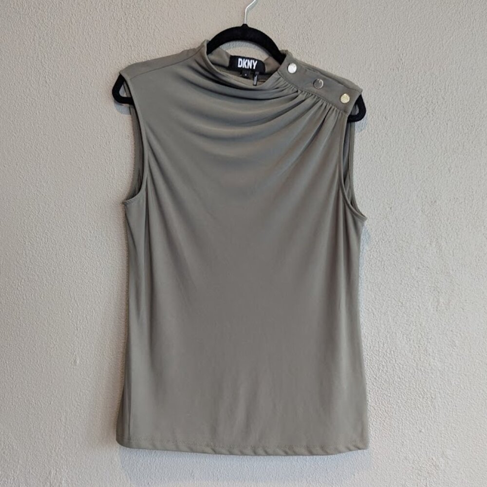 DKNY * Women's Sleeveless Mock Neck Top * Size M